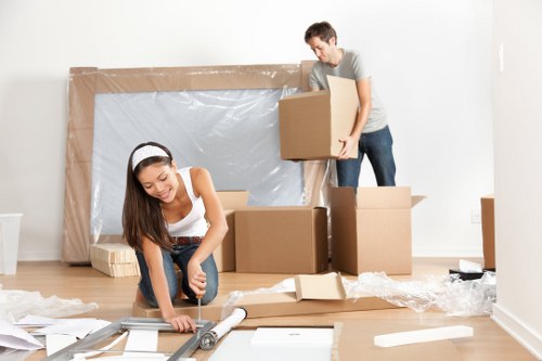 Commercial moving team planning a relocation in Richmond Upon Thames
