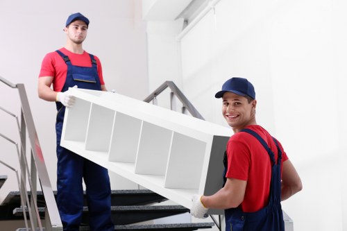 Commercial packing and unpacking setup for a business move in Richmond Upon Thames