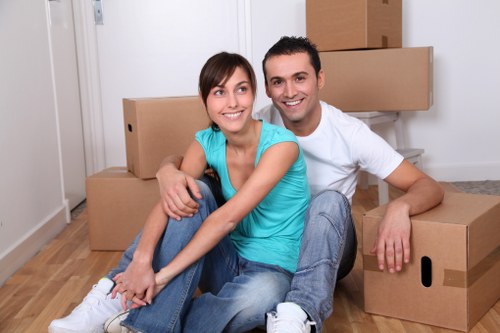 Residential and commercial moving items prepared for same day removal